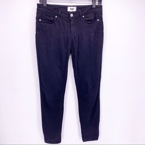 Paige Verdugo Black Ultra Skinny Jeans Size 27